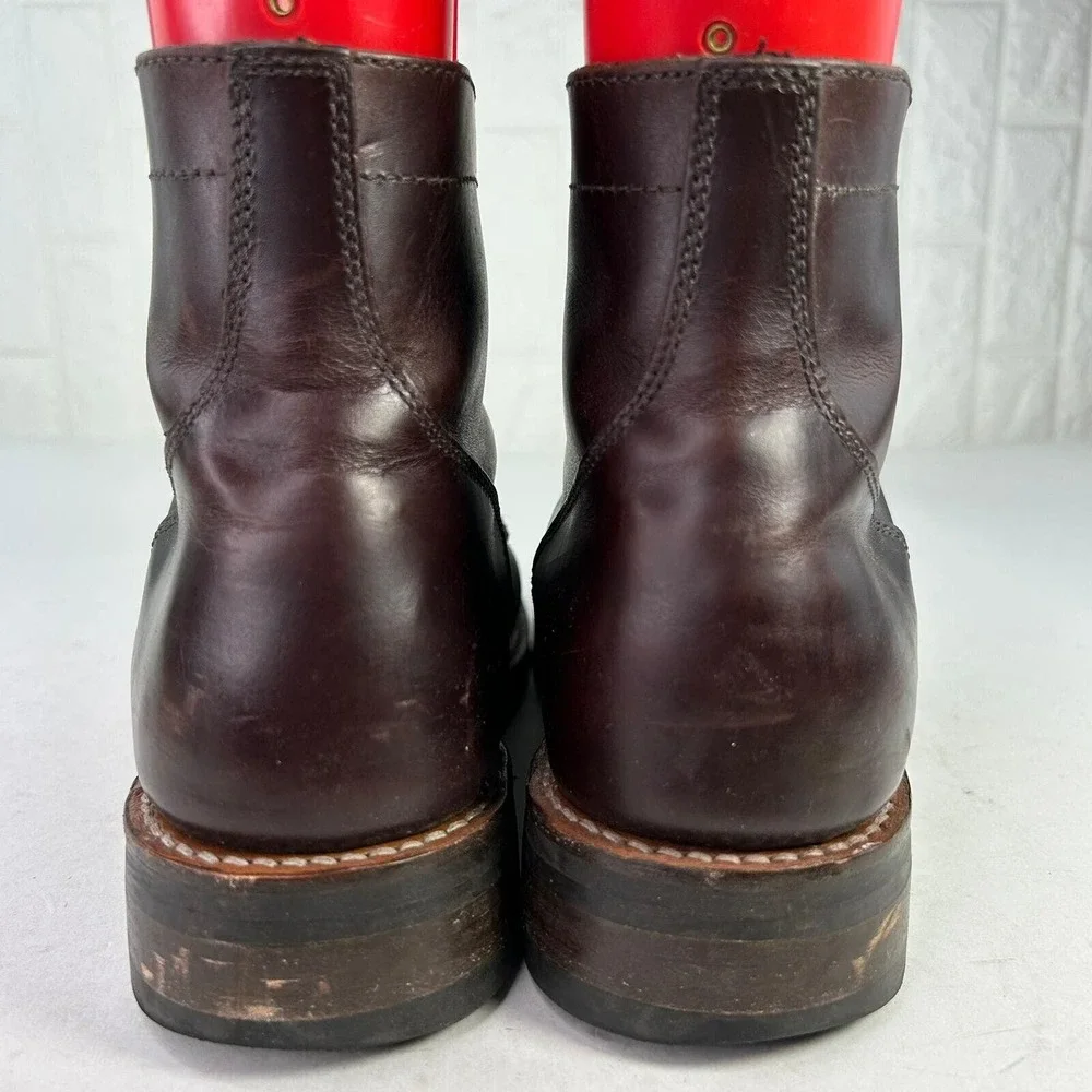Thursday Boot Company Men's Dark Brown Leather Lace-Up Boots